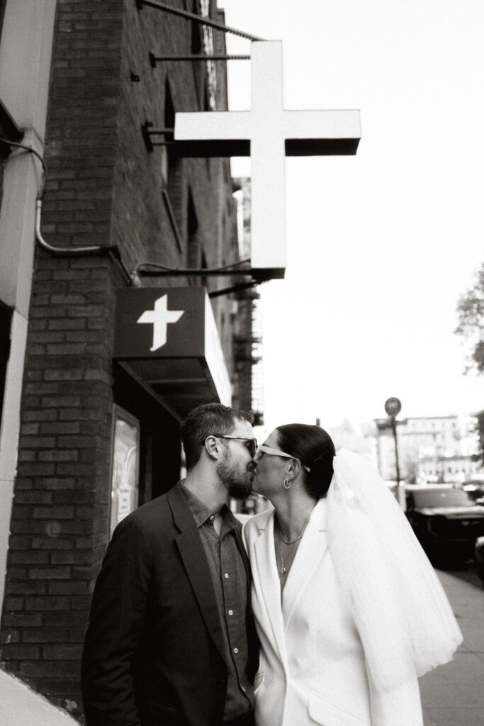 Erica and Dante get married at City Hall in New York City.